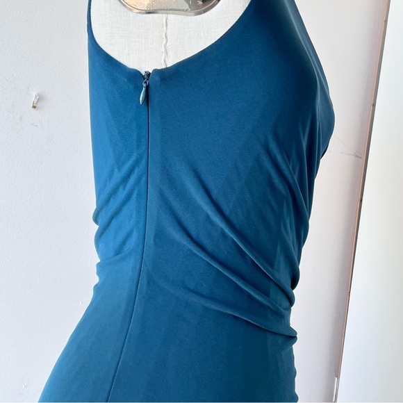 Laundry by Shelli Segal Teal gown w/ beading - Picture 8 of 15